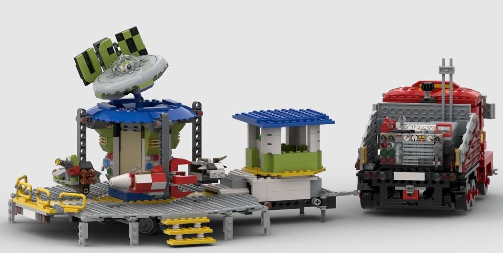 Lego Modifcation of LEGO 31095 Carousel