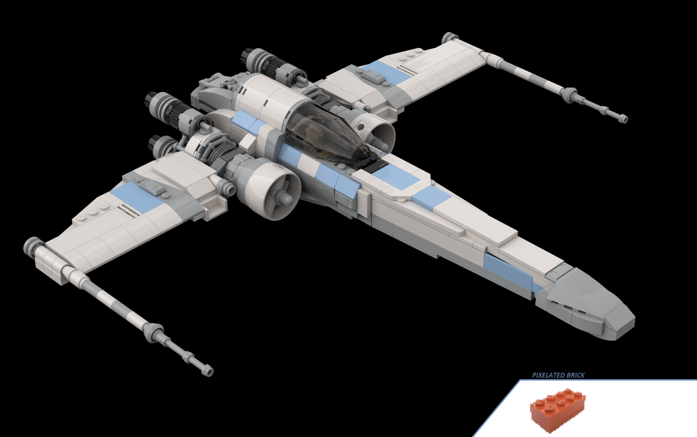 Lego Z-95 Headhunter starfighter MOC