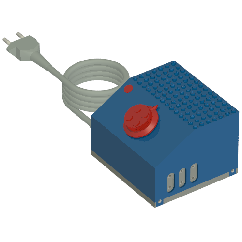 Lego Electric Adapter / Transformer, Train 12V, for 220V / Blue