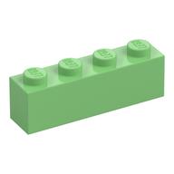 Lego Brick 1 x 4 / Medium Green