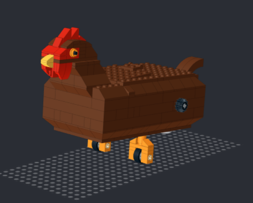 Lego easter chicken