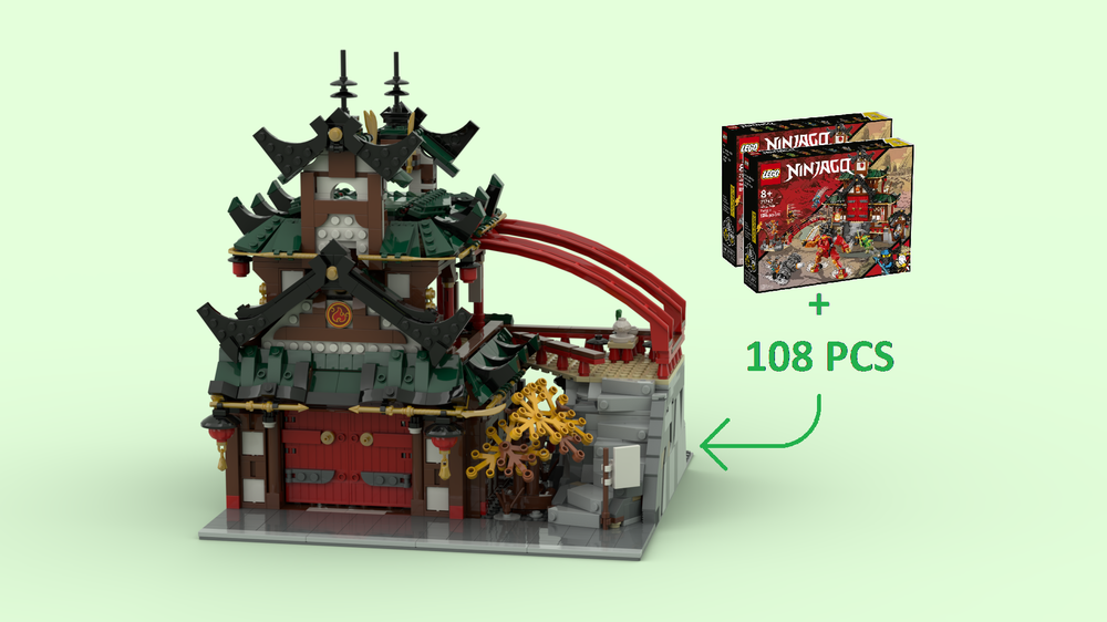Lego Chinese Restaurant Modular Building