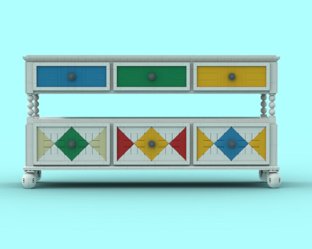 Lego Sideboard white