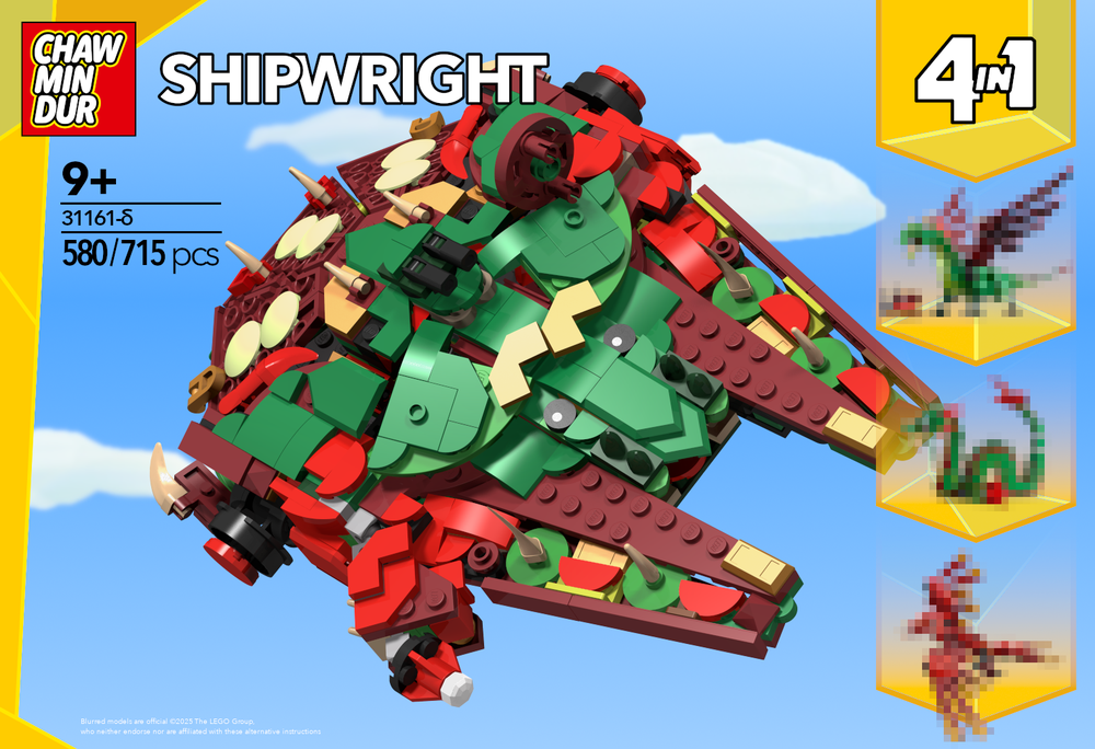 Lego Medieval Falcon (31161 Medieval Dragon alt)