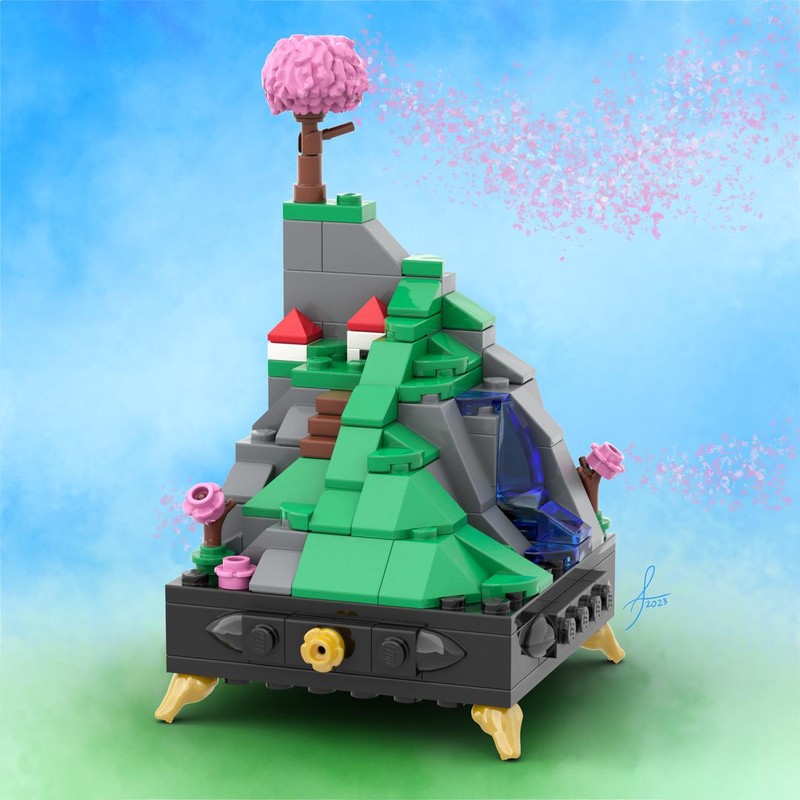 Lego Cherry Blossom Mountain