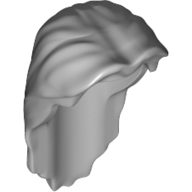 Lego Hair Long / Light Bluish Gray