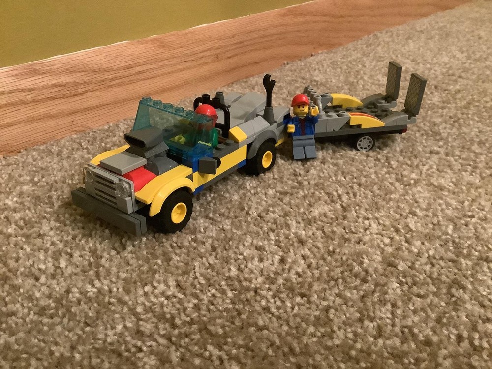 Lego Dune Racer And Trailer