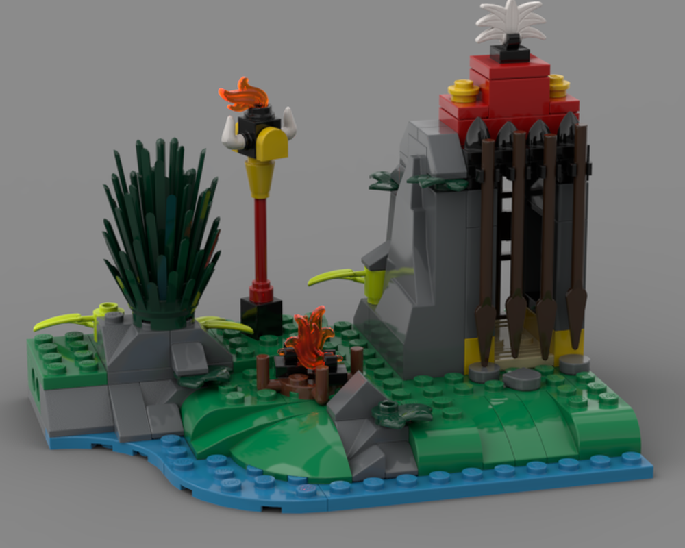 Lego 6246 Crocodile Cage Remake!