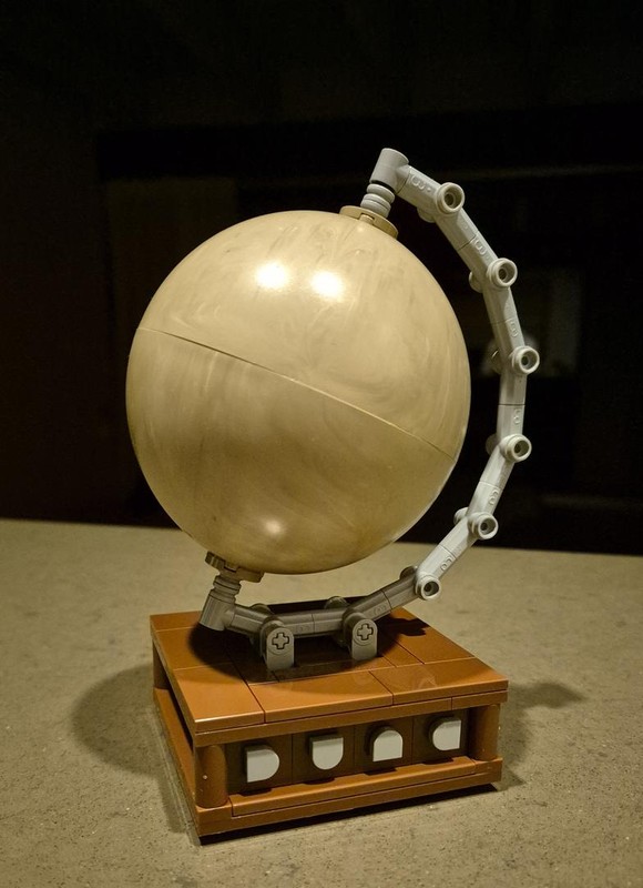 Lego Planet Arrakis globe from DUNE