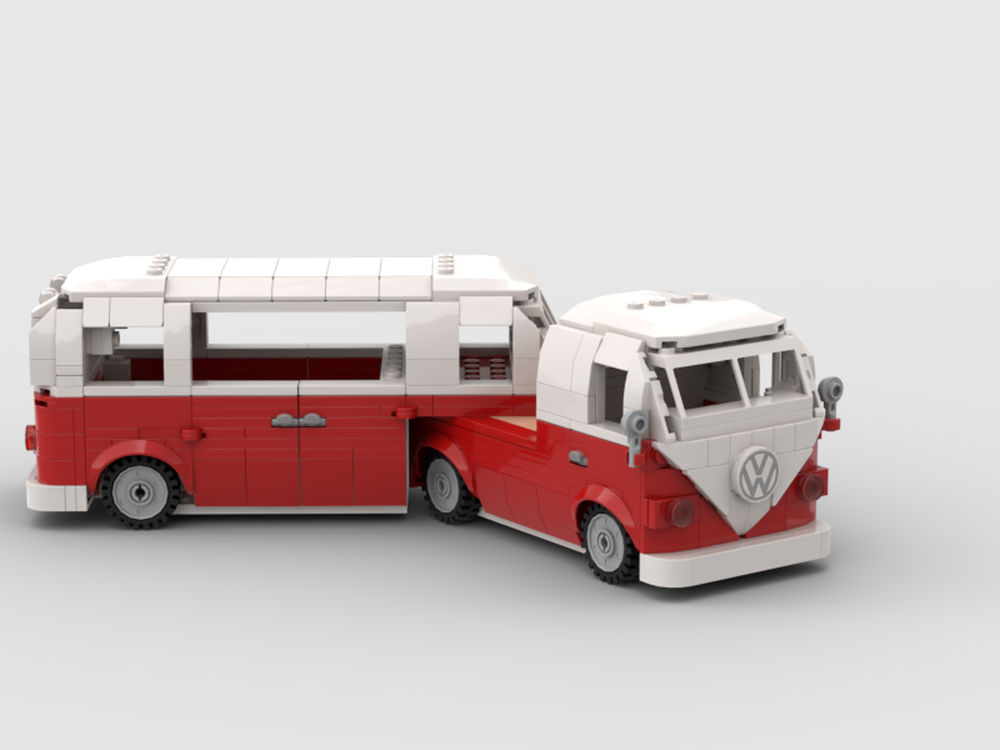 Lego Volkswagen bus trailer