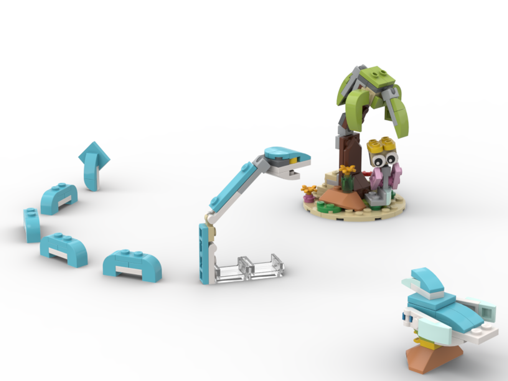 Lego 31128 Sea Serpent and Tropical Island