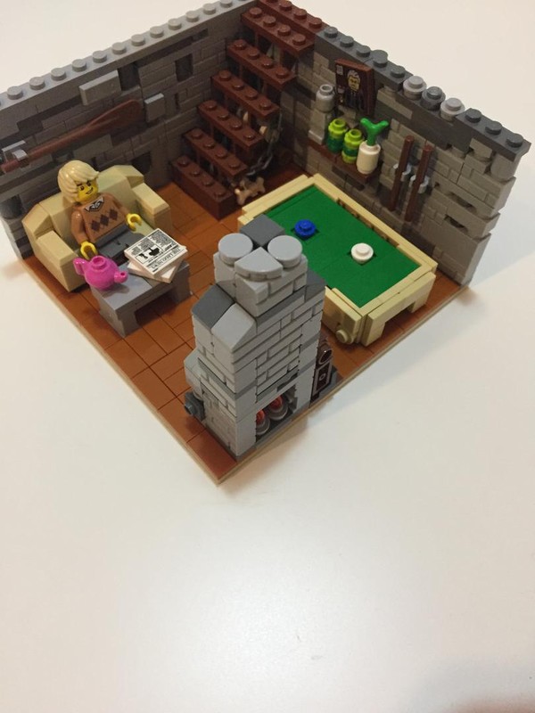 Lego Mancave - rooms