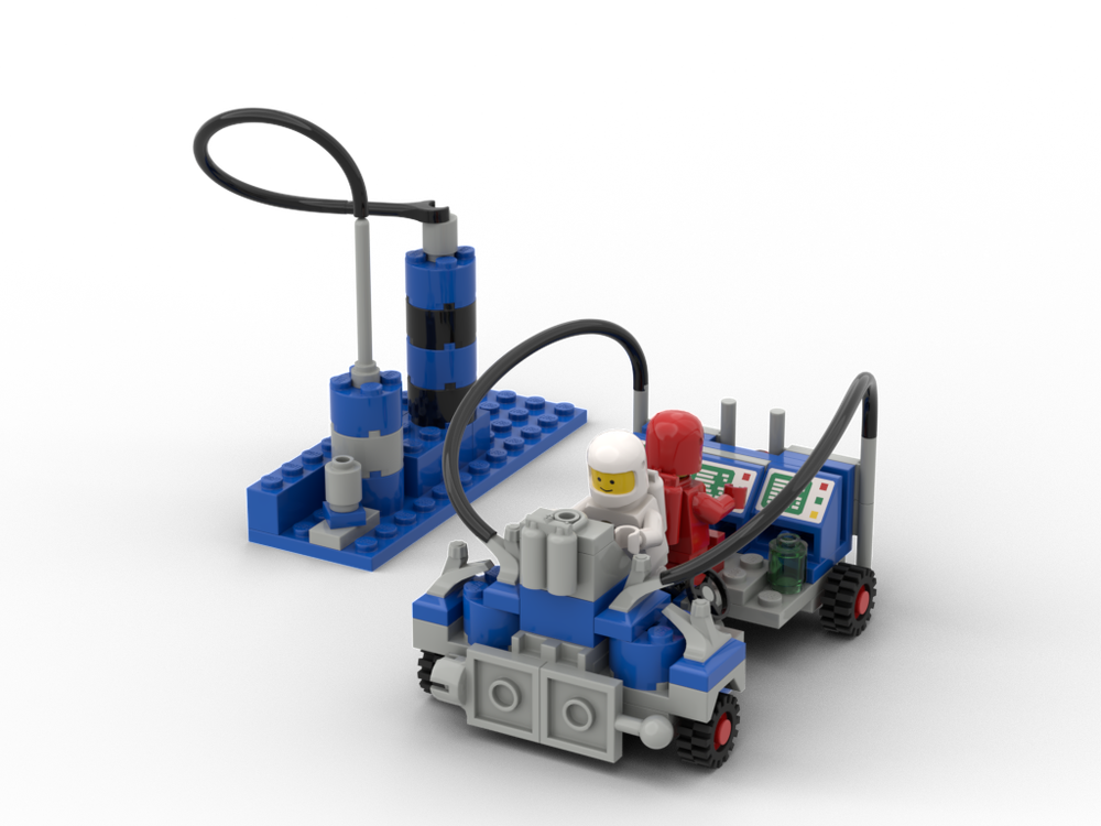 Lego 483 Alpha-1 Moon Rover with Fuel Station