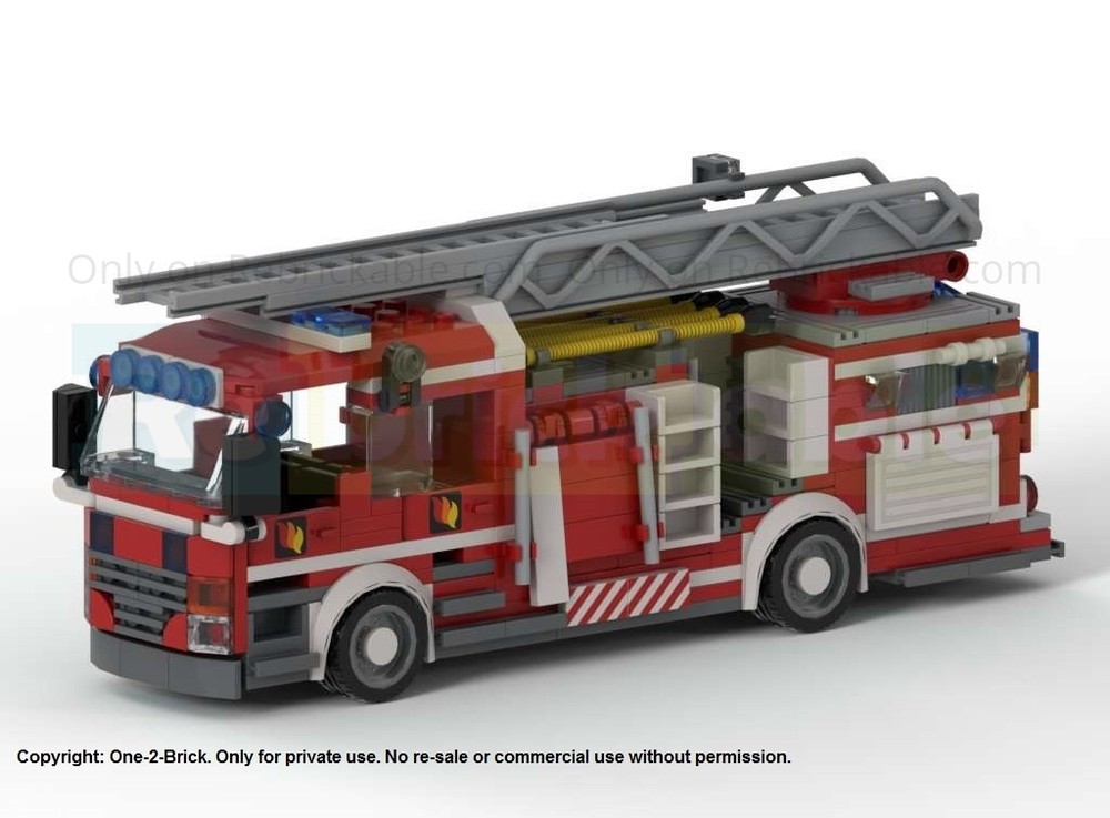 Lego Modern Fire Truck – MOC inspired