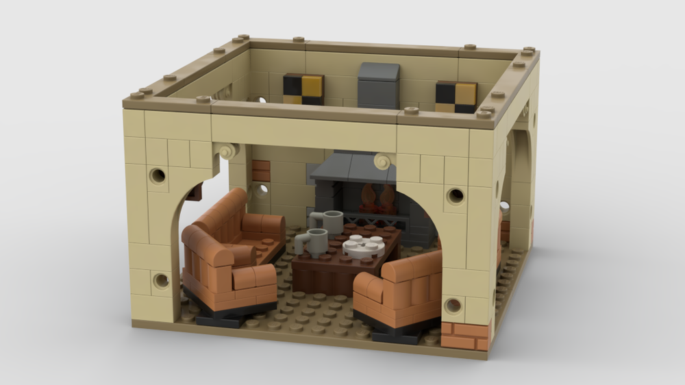 Lego Hufflepuff Common Room