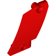 Lego Technic Panel Curved 5 x 7 Parallelogram Right / Red