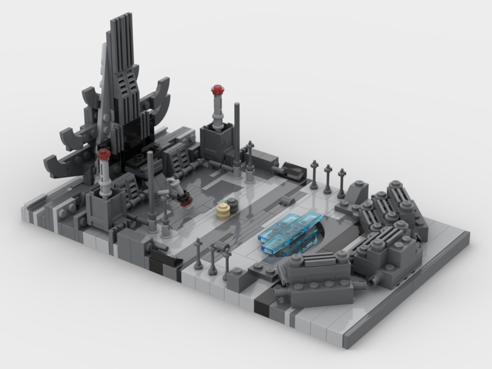 Lego Micro Exegol Throne Room using only 75257 Falcon