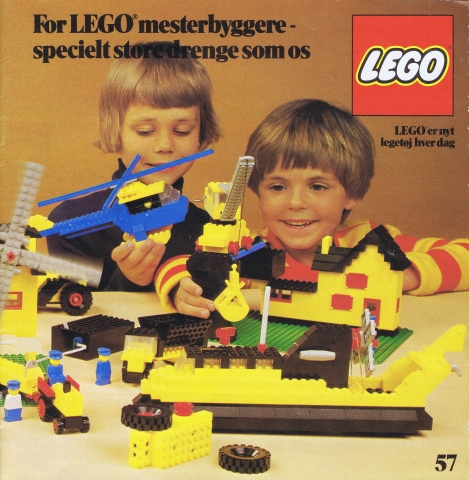 Lego 1977 Large Danish For LEGO mesterbyggere 57 (98761-DK)