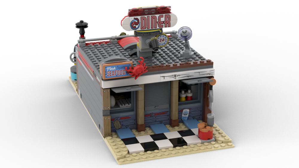 Lego Shrimp Shack Attack Modular Alt