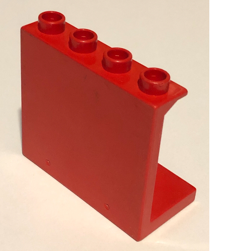 Lego Duplo Panel 4 x 2 x 3 / Red