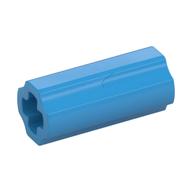 Lego Technic Axle Connector Smooth [with x Hole + Orientation] / Dark Azure