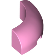 Lego Brick Round Corner 3 x 3 x 1 No Studs / Bright Pink