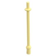 Lego Bar 8L - Two Stop Rings / One Pin, Technic Figure Ski Pole [Flat End] / Bright Light Yellow