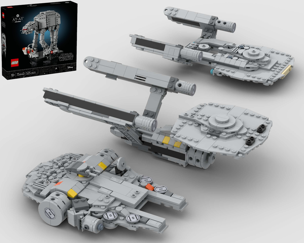 Lego Saucer 3-in-1 Alternate Builds Bundle - 75440 AT-AT