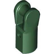 Lego Bar Holder with Hole and Bar Handle / Dark Green