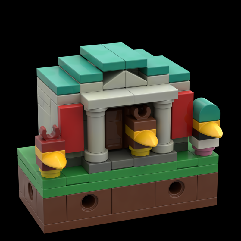 Lego Mini Animal Crossing Tile Museum