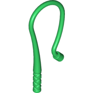 Lego Equipment Whip - Bent / Green