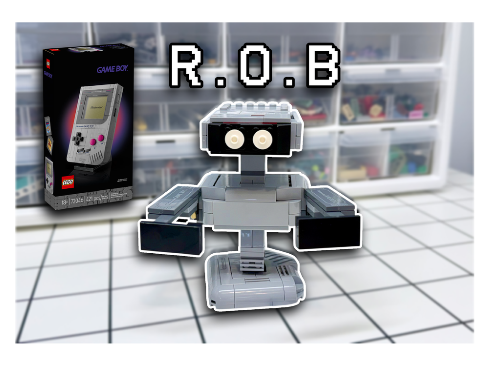 Lego Nintendo R.O.B (Alt Build)