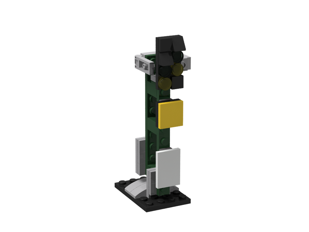 Lego Vorsignal mit Zs3v / Distancesignal