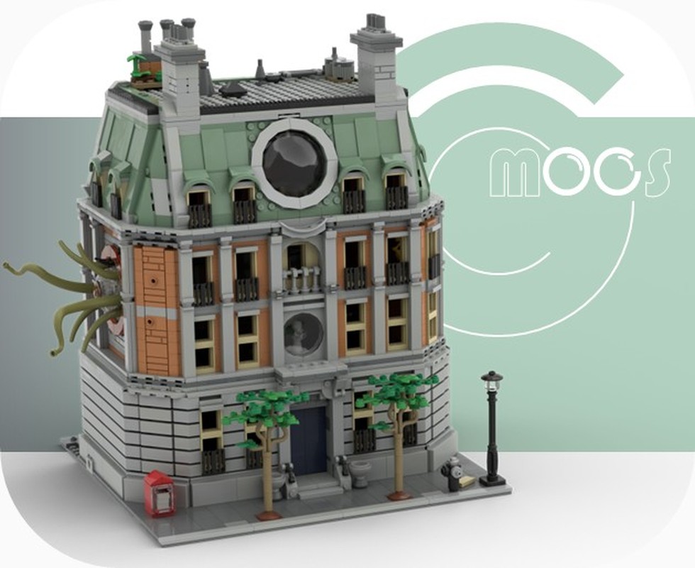Lego Sanctum Sanctorum upgrade left-side modification