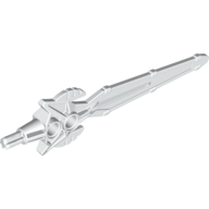 Lego Large Figure Weapon Sword, Danju (Series 1) / White