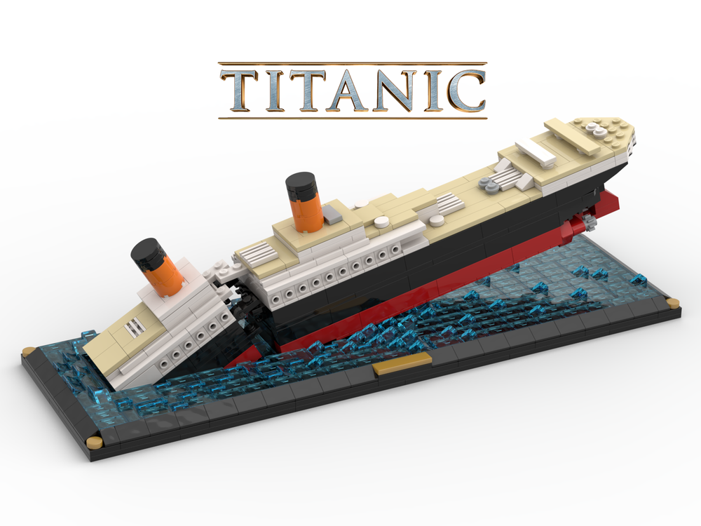 Lego Titanic Sinking Scene