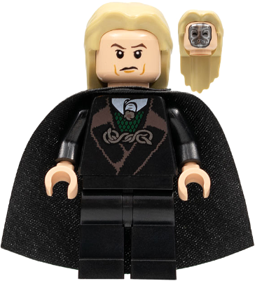 Lego Lucius Malfoy - Black Robe, Tan Hair