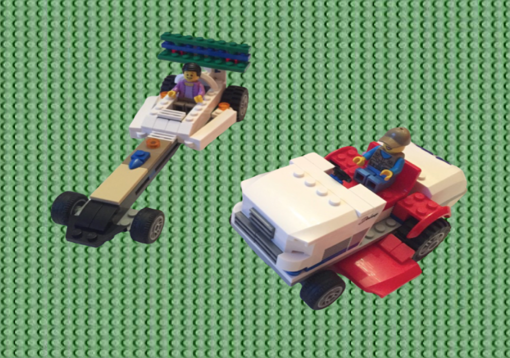 Lego 60182 Ride-on Mower & Dragster
