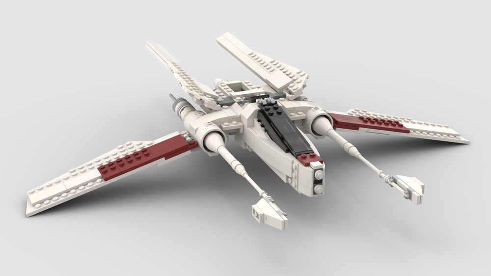 Lego Vector Starfighter High Republic minifigure scale