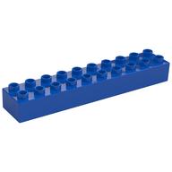 Lego Duplo Brick 2 x 10 / Blue