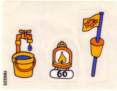 Lego Sticker Sheet for Set 3660-1