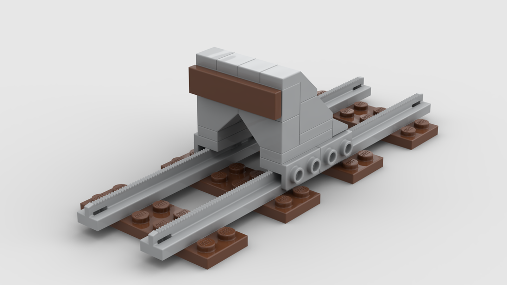 Lego Buffer Stop RhB