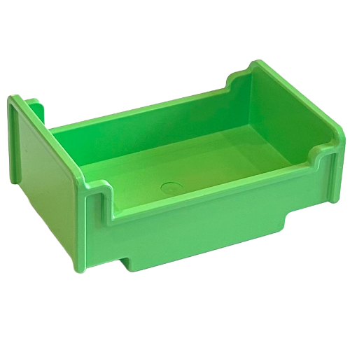Lego Duplo Bed 3 x 5 x 1 2/3 / Medium Green