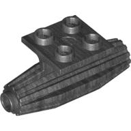 Lego Engine, Strakes, 2 x 2 Thin Top Plate / Pearl Titanium