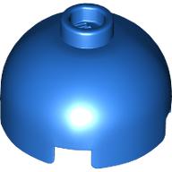 Lego Brick Round 2 x 2 Dome Top, Vented Stud / Blue