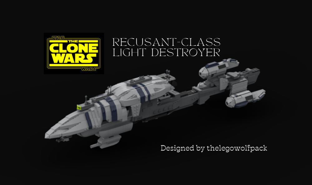 Lego Recusant-class light destroyer playscale