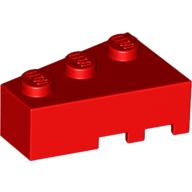Lego Brick Wedged, Angled 3 x 2 Left / Red