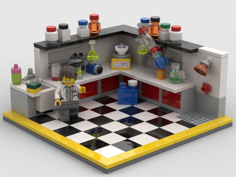 Lego Research Lab Chemistry Workbench