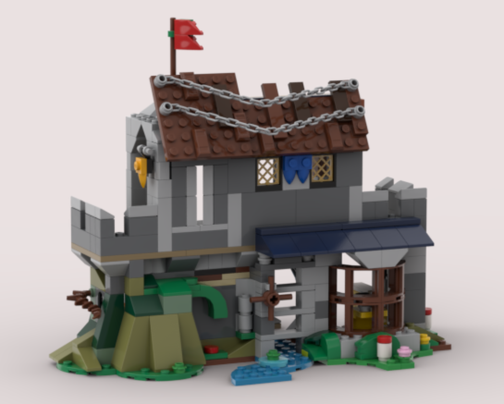 Lego 31120 Market and mill add-on