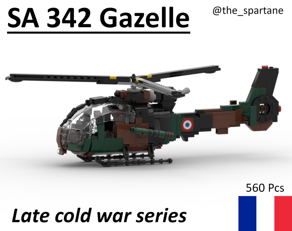 Lego SA342 Gazelle